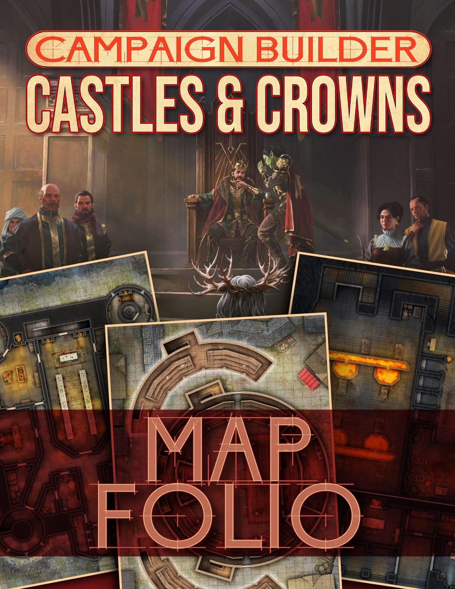 D&D 5E Campaign Builder: Castles and Crowns Map Folio image 0